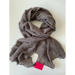 Chic SCARF Grey Sparkle Wrap Soft 100% Polyester 28" x 72"